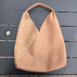 Rachel Zoe Shiraleah Arden Hobo Tote Tan Brown